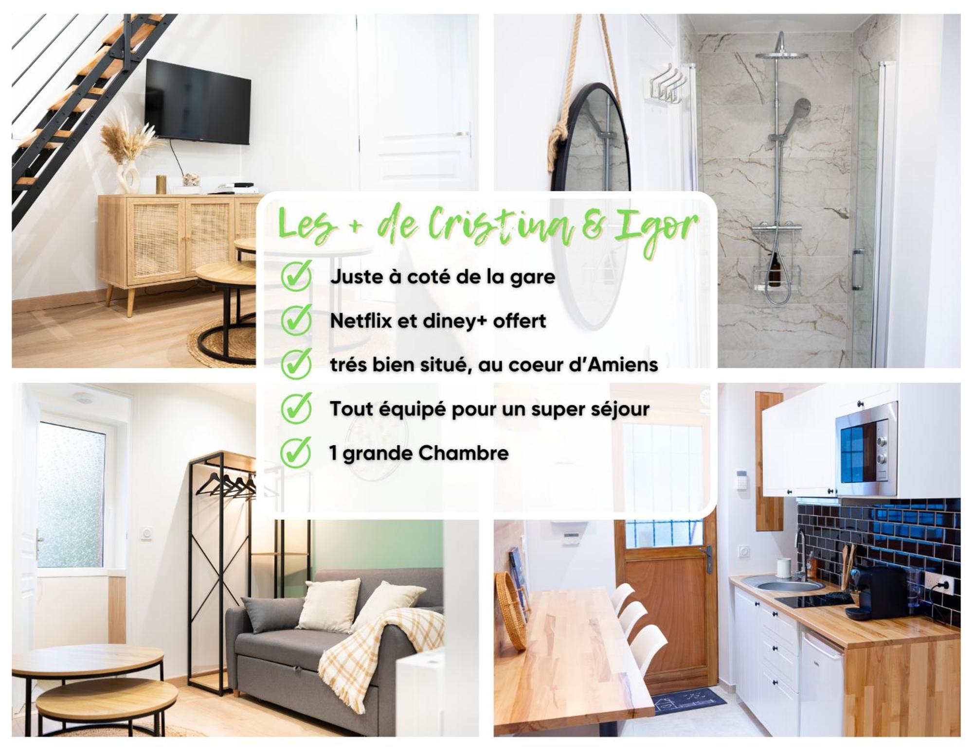 Maison Cosy Centre Gare Amiens Extérieur photo